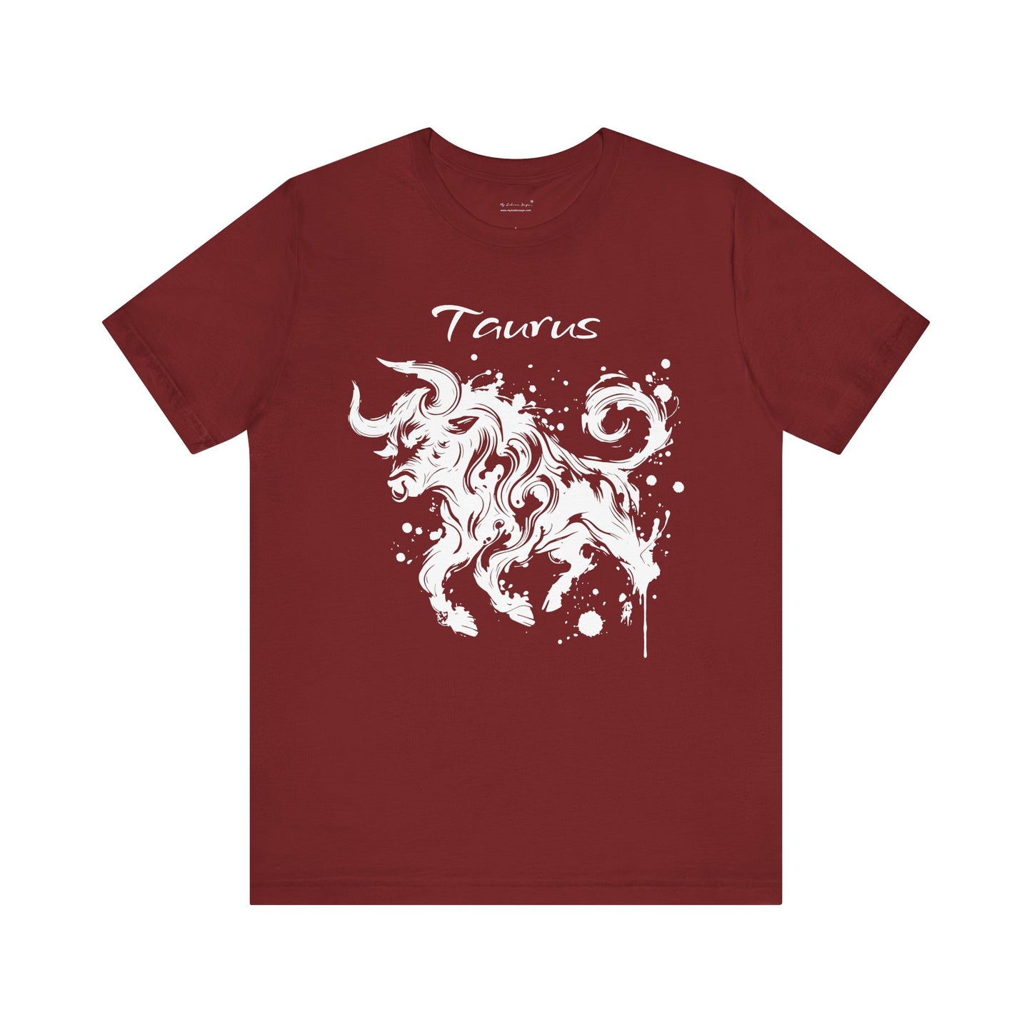 Taurus White Splash Unisex T-Shirt