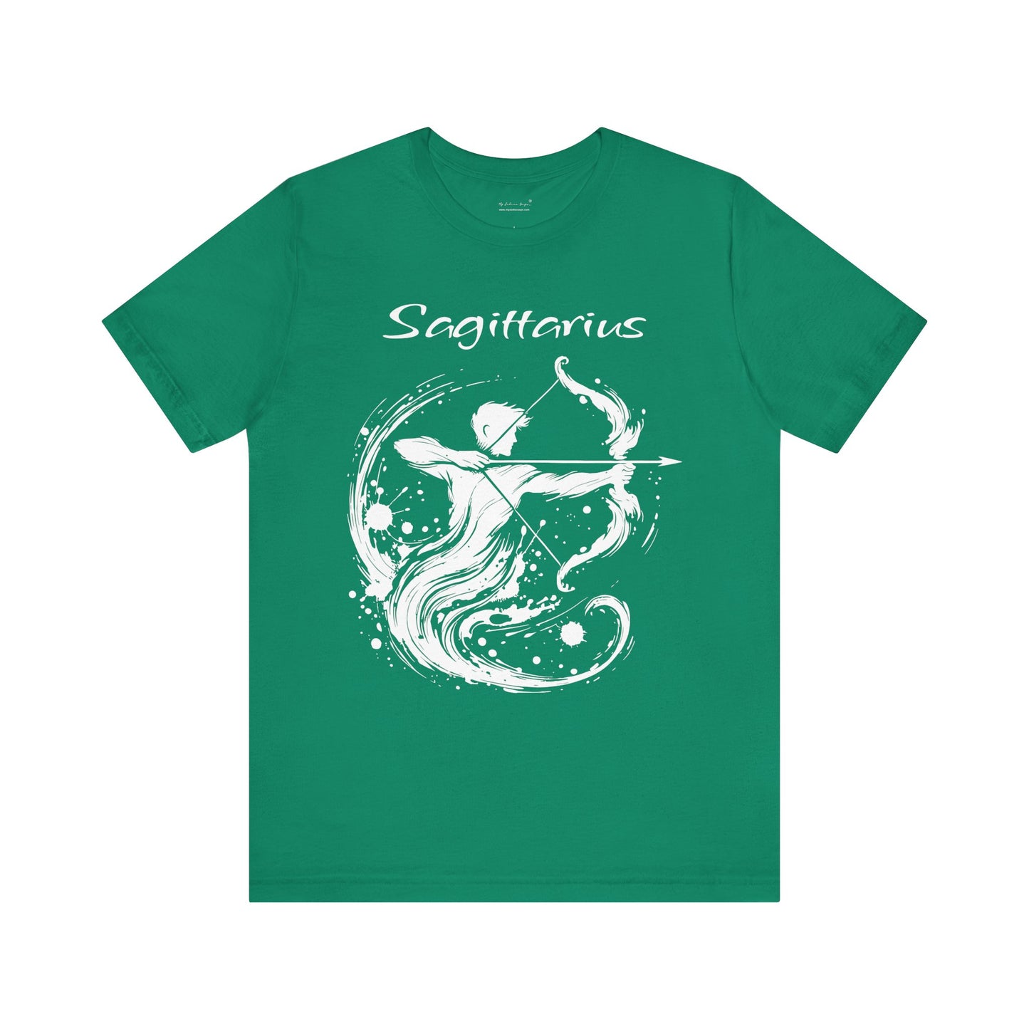 Sagittarius White Splash Unisex T-Shirt