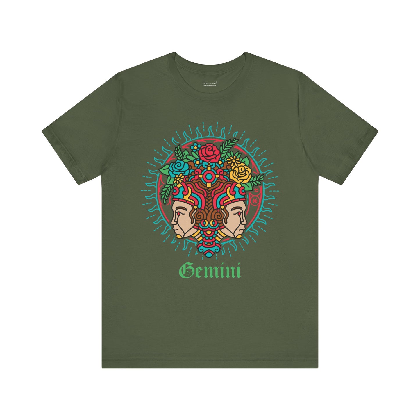 Gemini Round Unisex T-Shirt