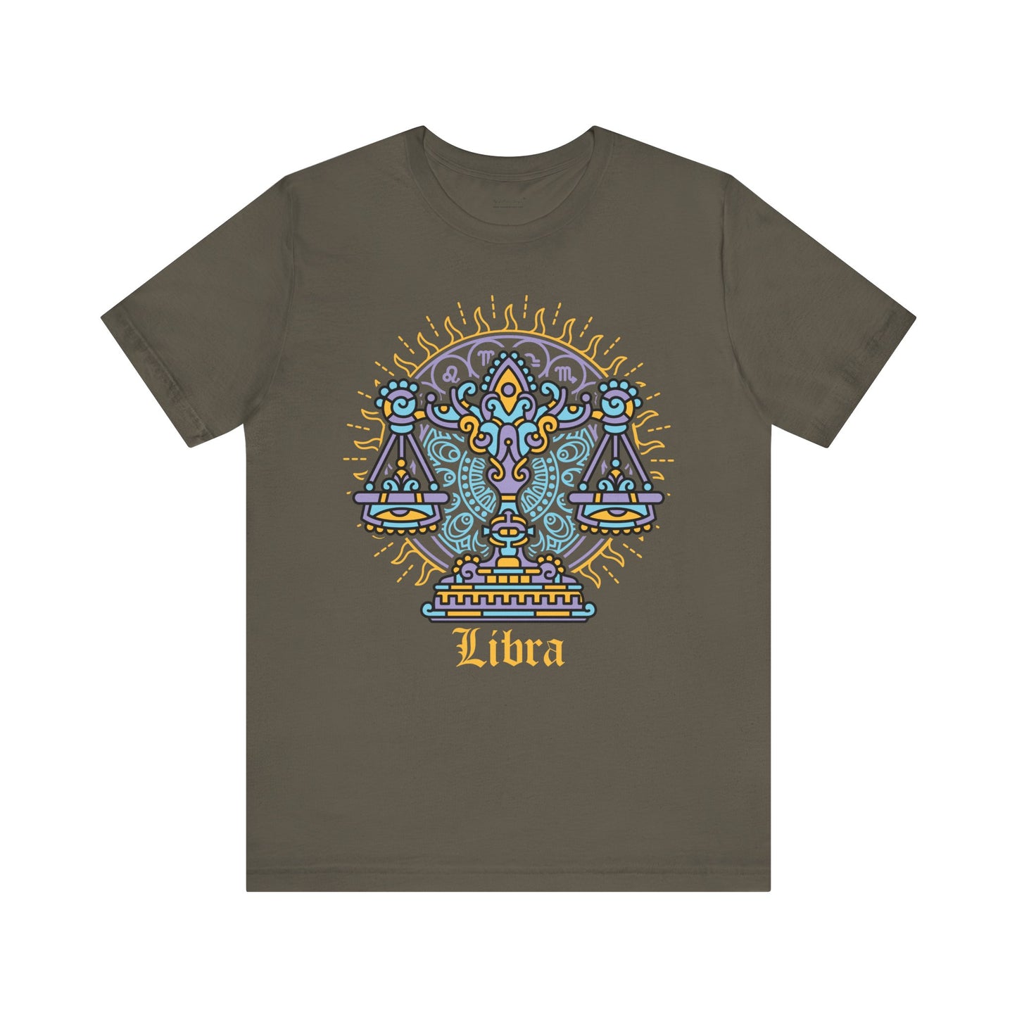 Libra Round Unisex T-Shirt