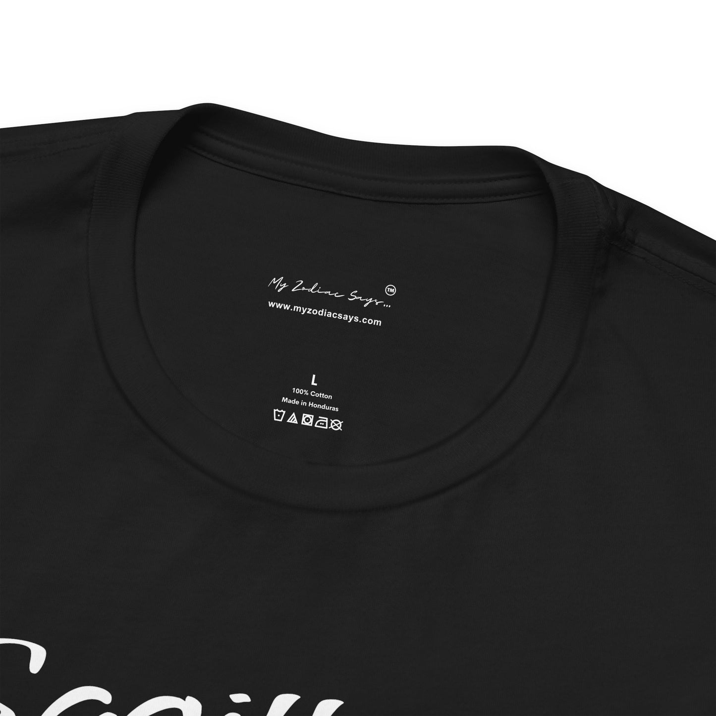 Sagittarius White Splash Unisex T-Shirt