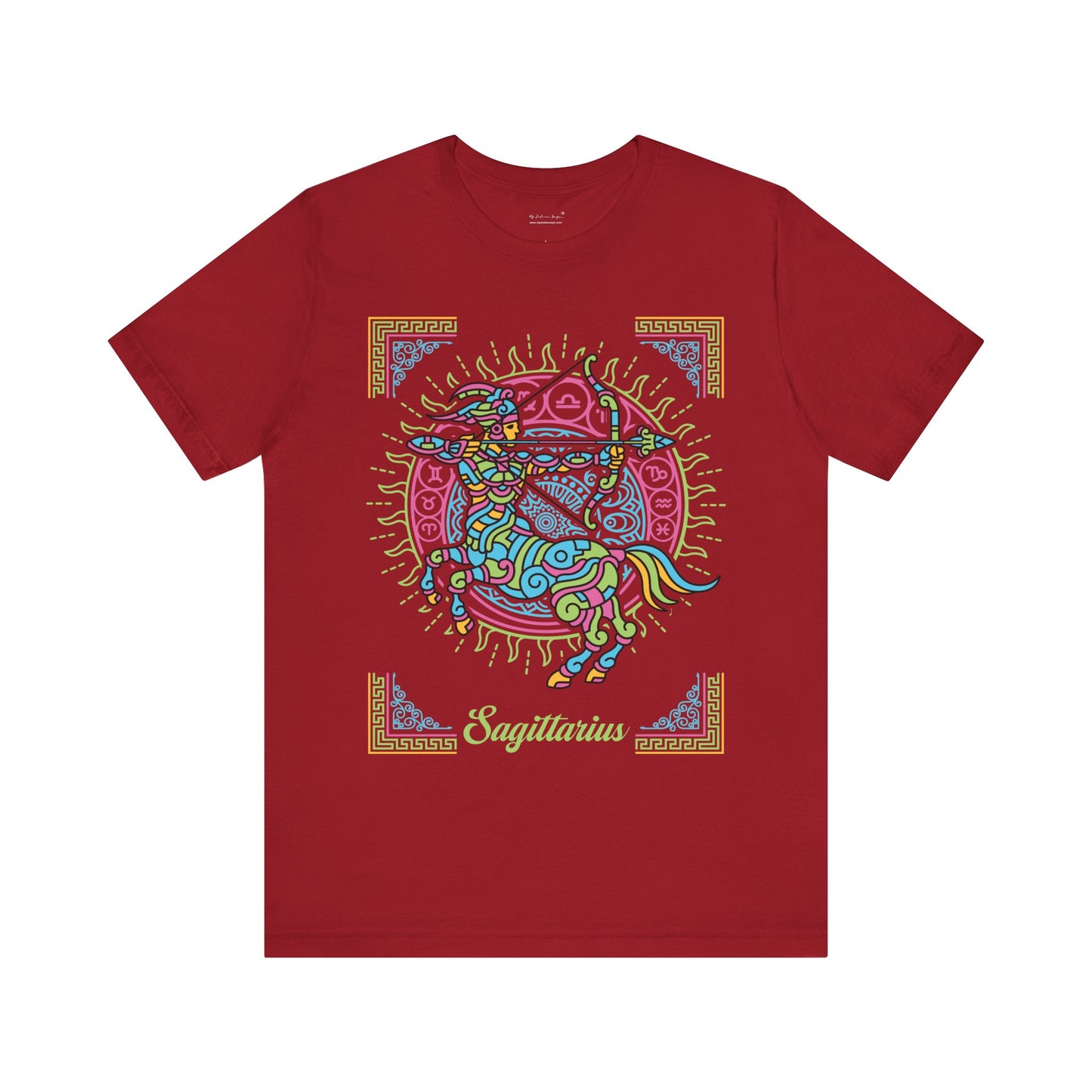 Sagittarius Framed Unisex T-Shirt