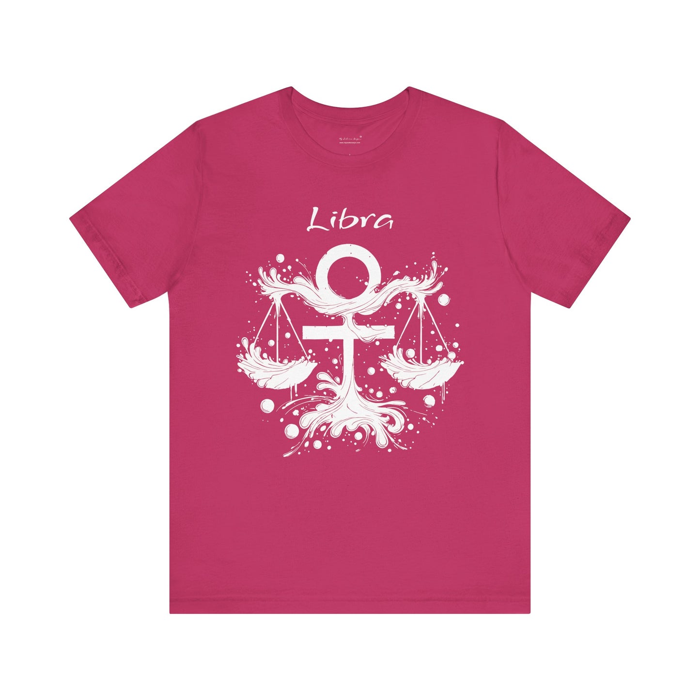 Libra White Splash Unisex T-Shirt