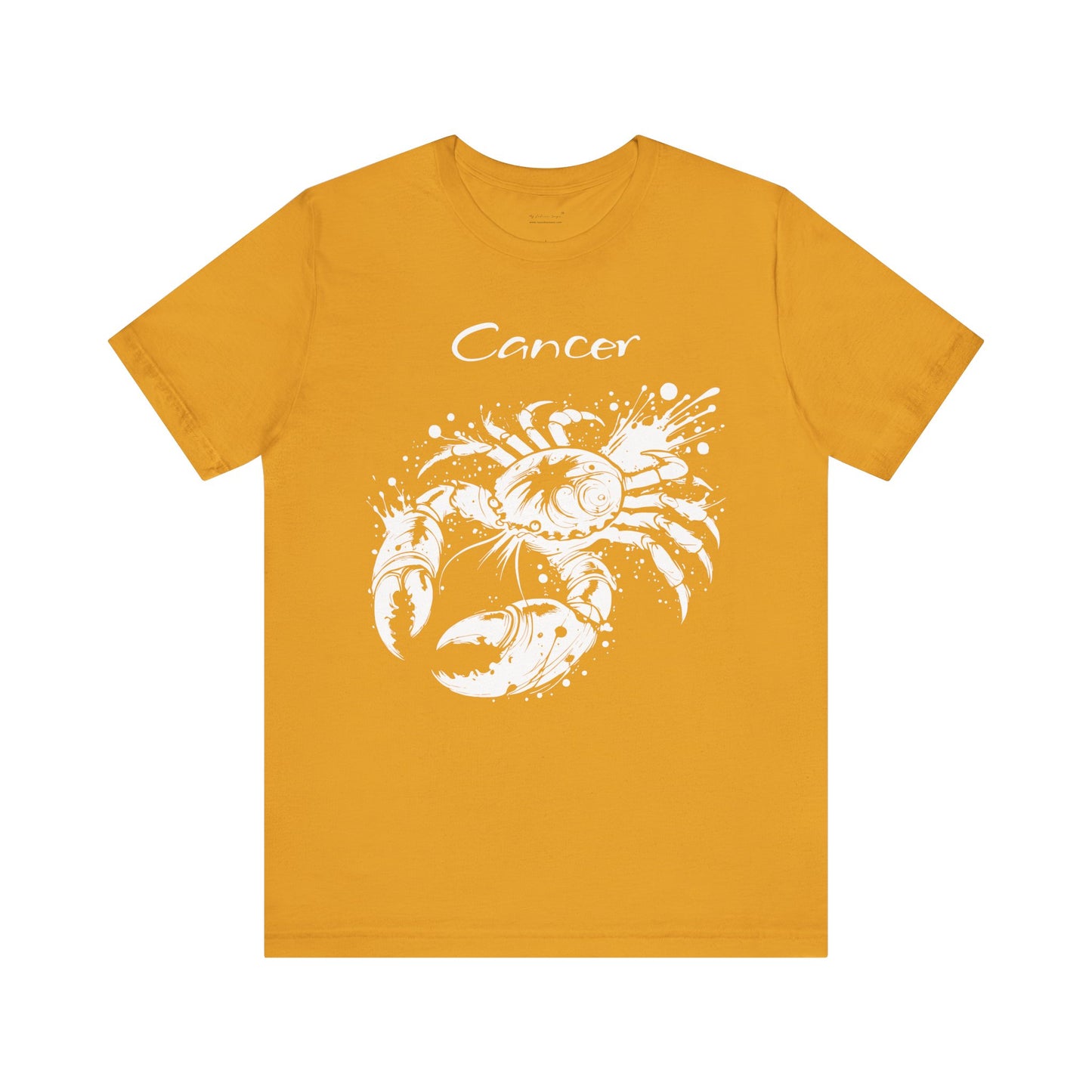 Cancer White Splash Unisex T-Shirt
