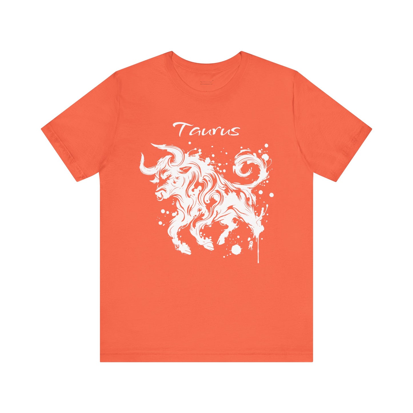 Taurus White Splash Unisex T-Shirt