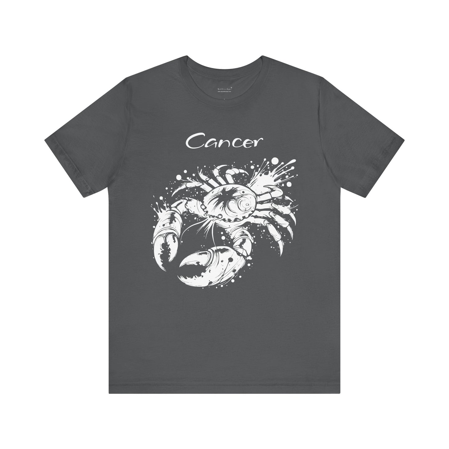 Cancer White Splash Unisex T-Shirt