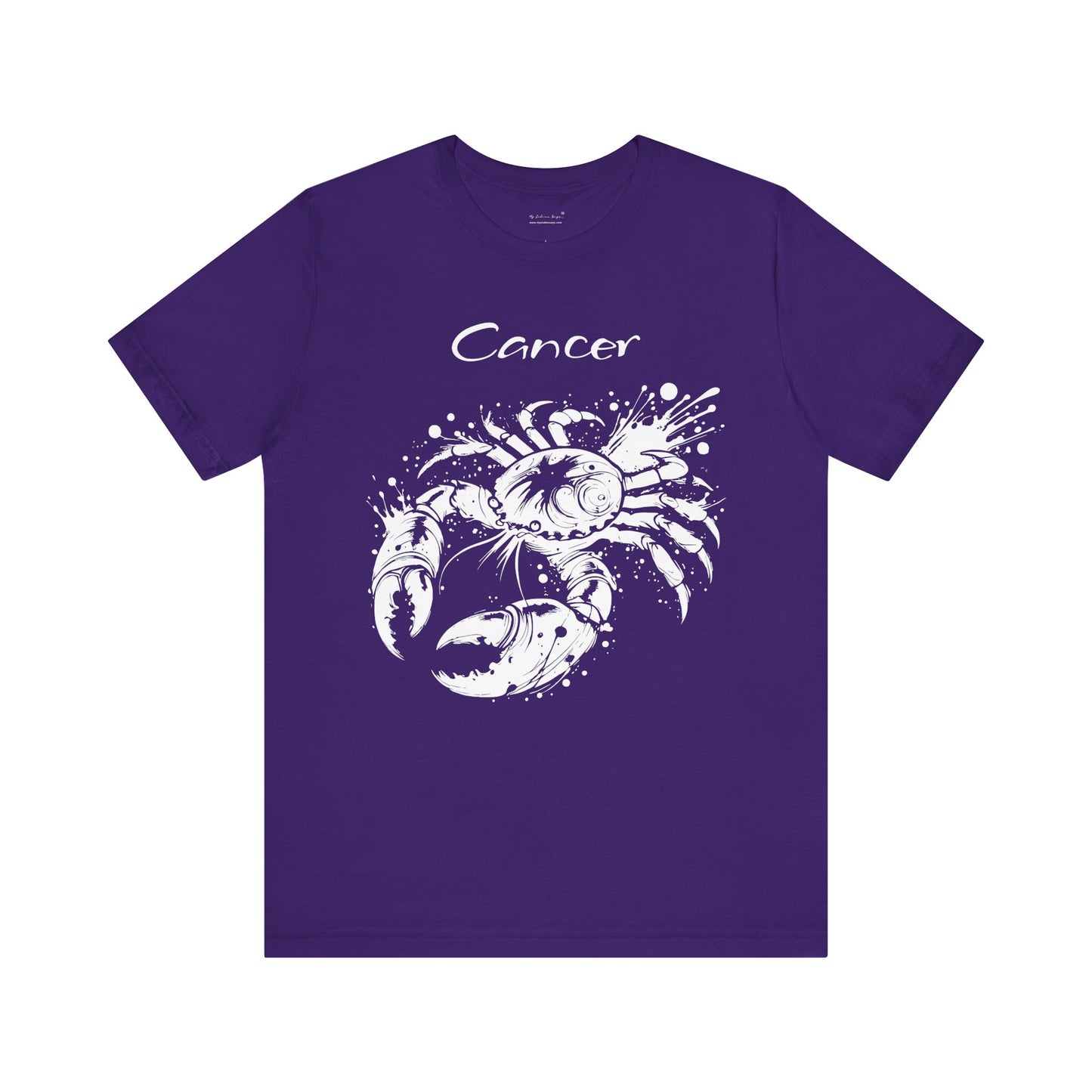 Cancer White Splash Unisex T-Shirt
