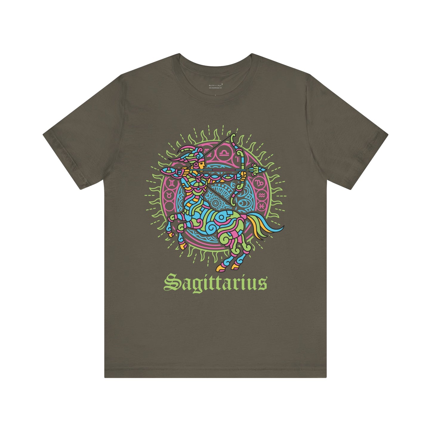 Sagittarius Round Unisex T-Shirt