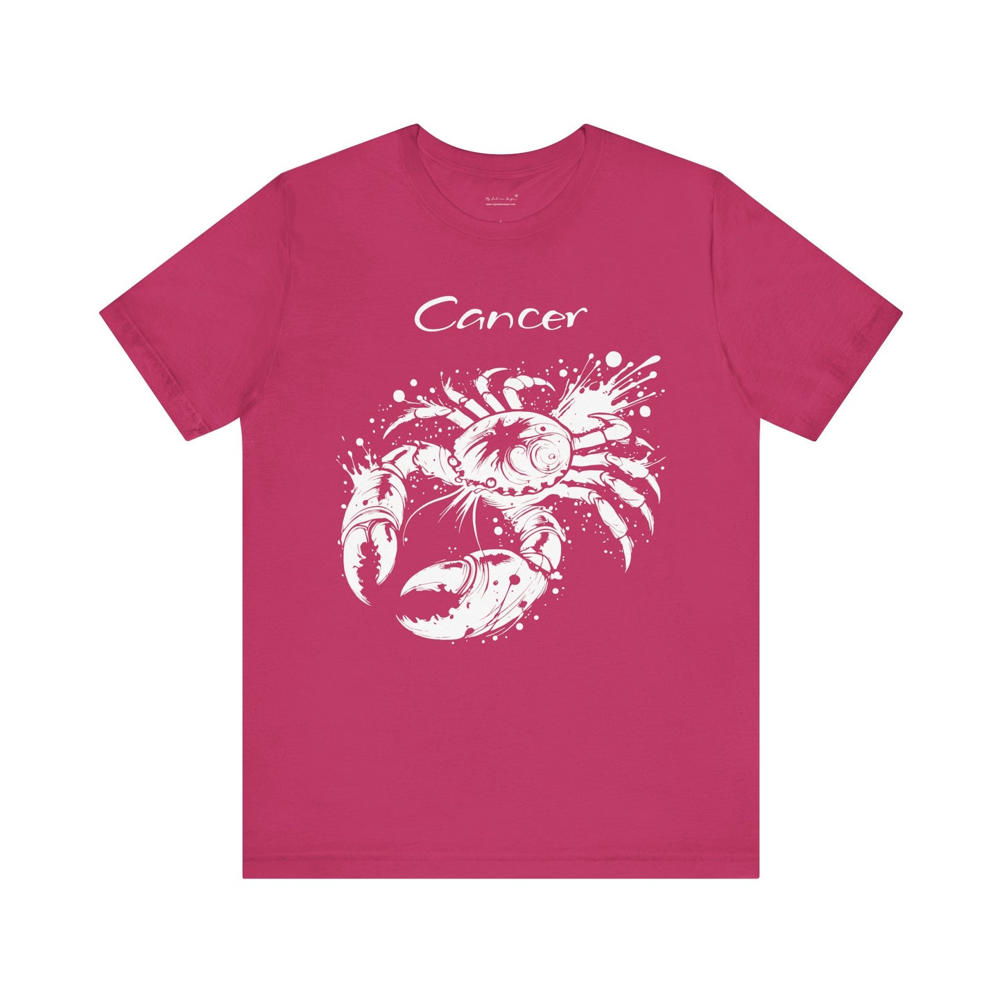 Cancer White Splash Unisex T-Shirt