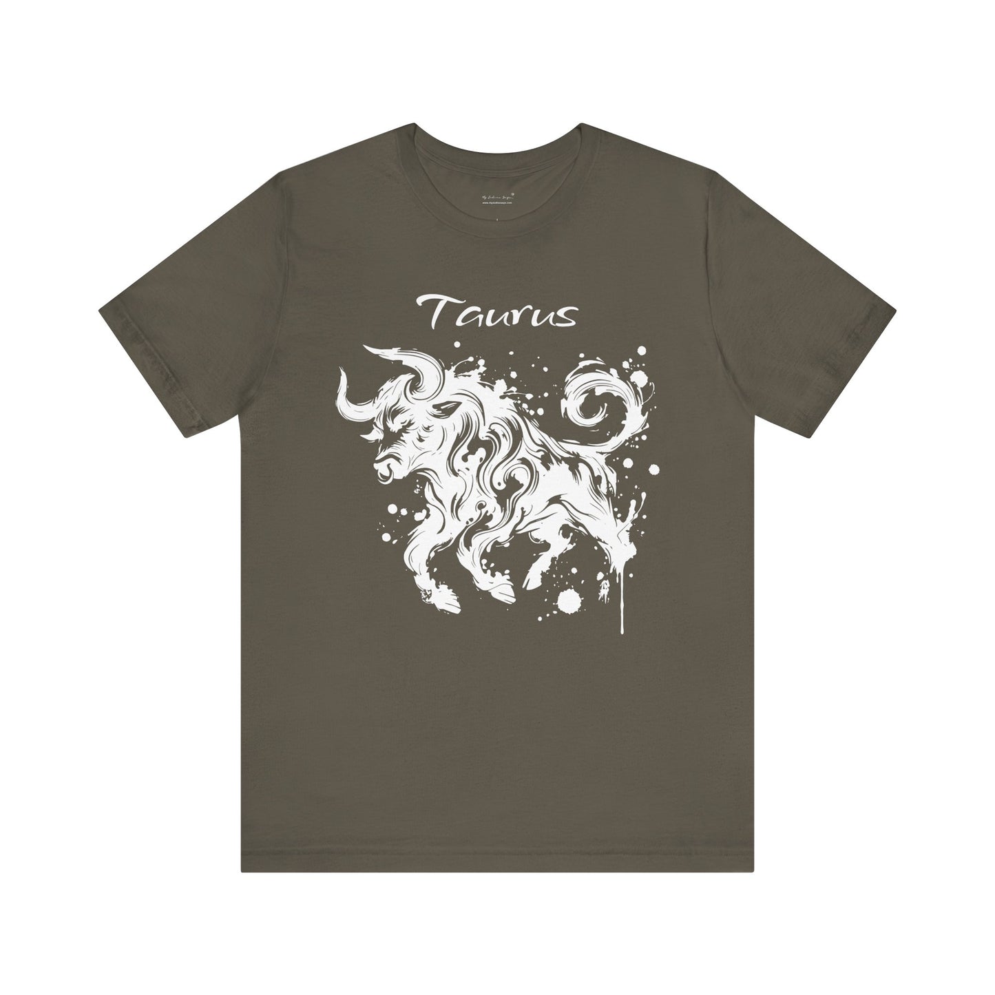 Taurus White Splash Unisex T-Shirt