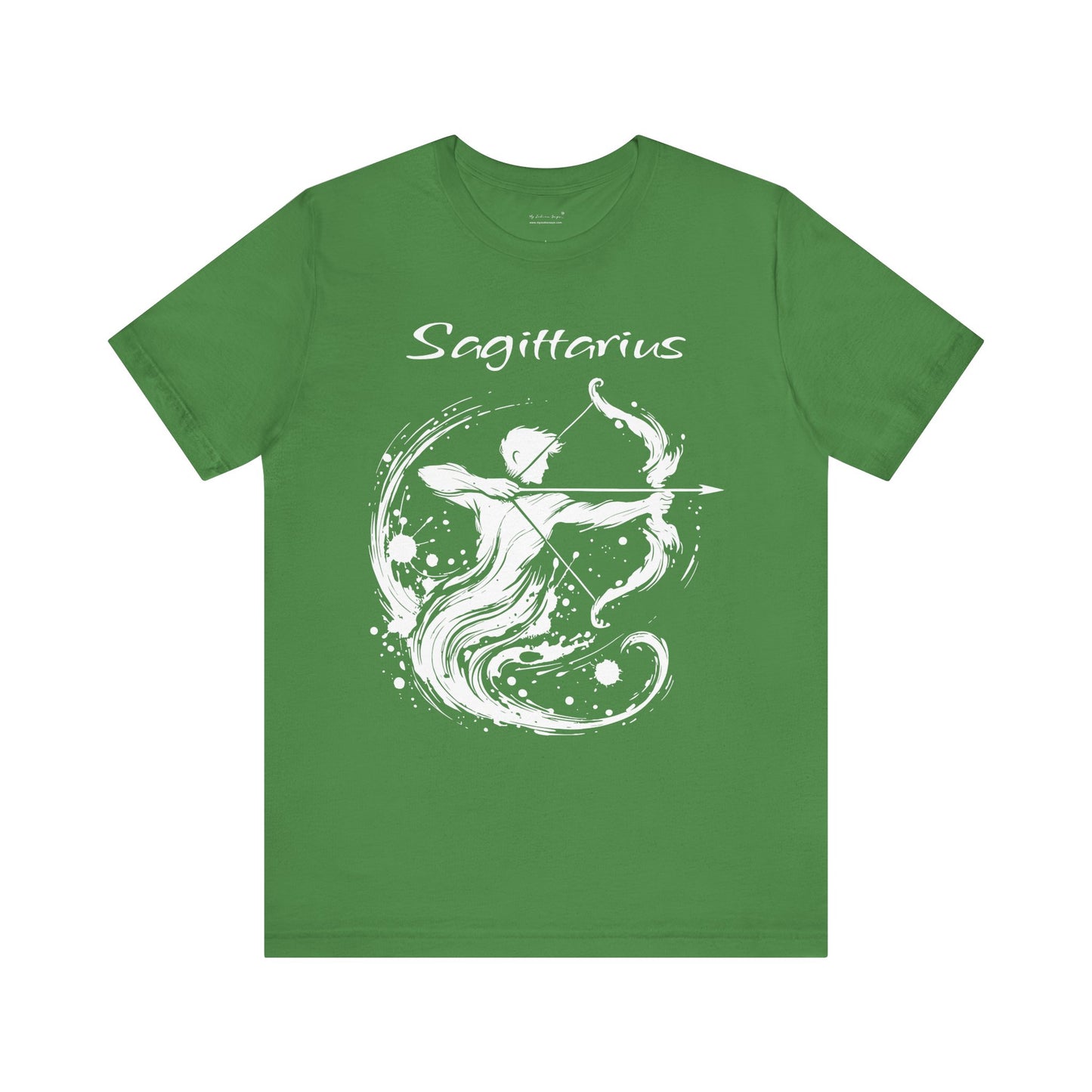 Sagittarius White Splash Unisex T-Shirt