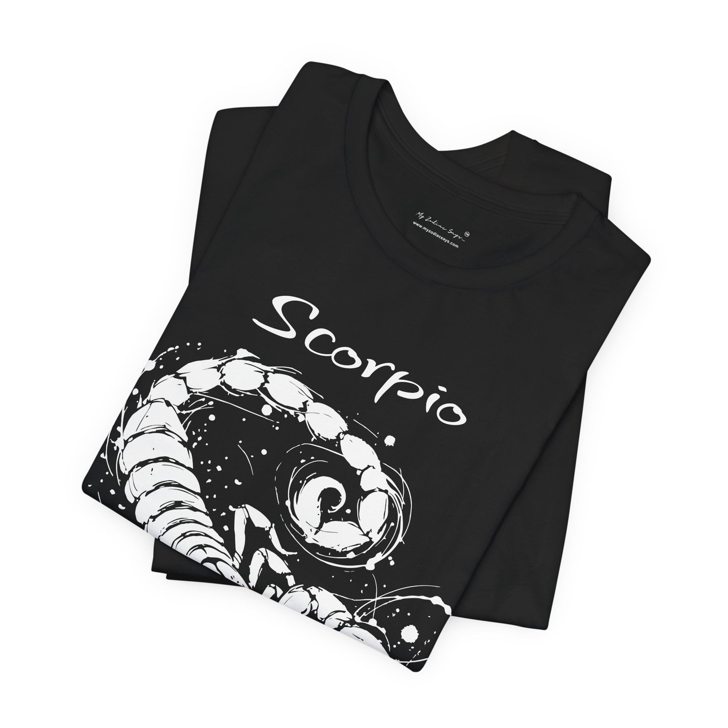 Scorpio White Splash Unisex T-Shirt