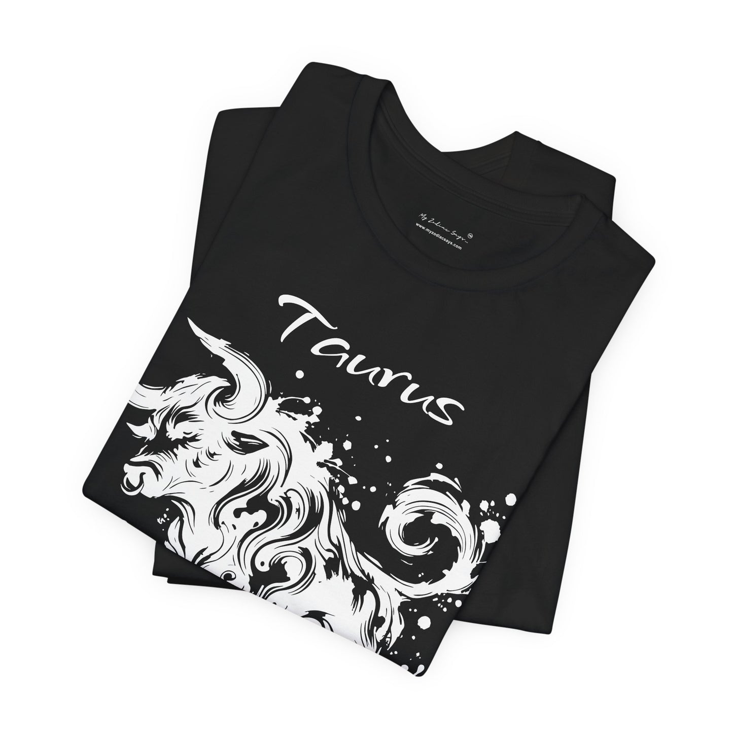 Taurus White Splash Unisex T-Shirt