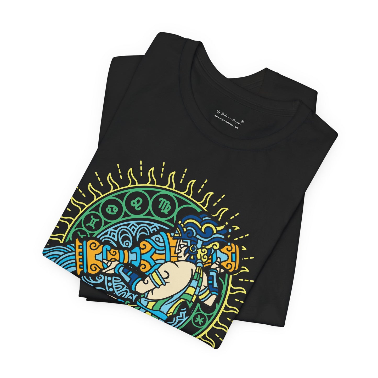 Aquarius Round Unisex T-Shirt