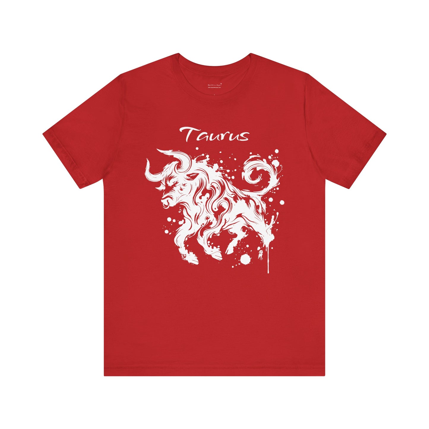 Taurus White Splash Unisex T-Shirt
