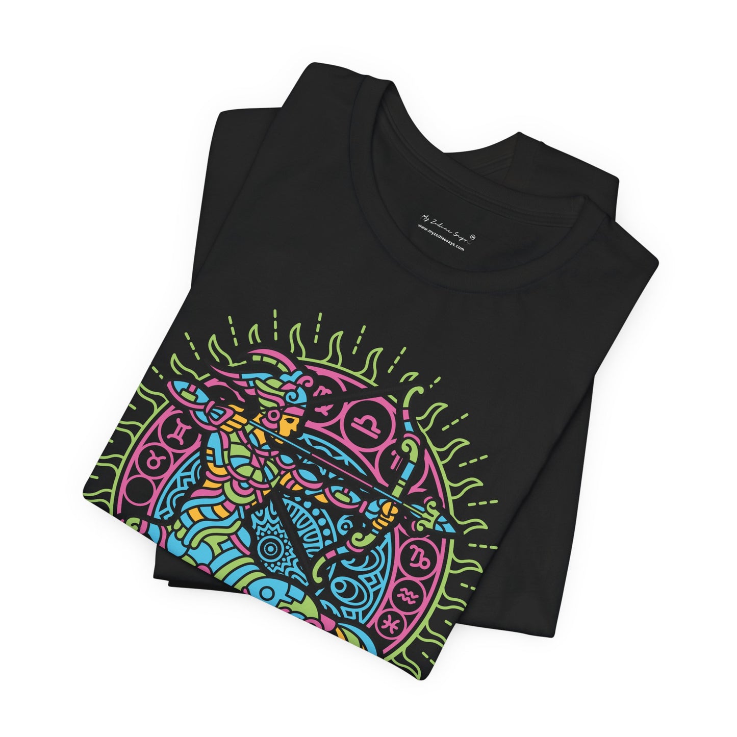 Sagittarius Round Unisex T-Shirt