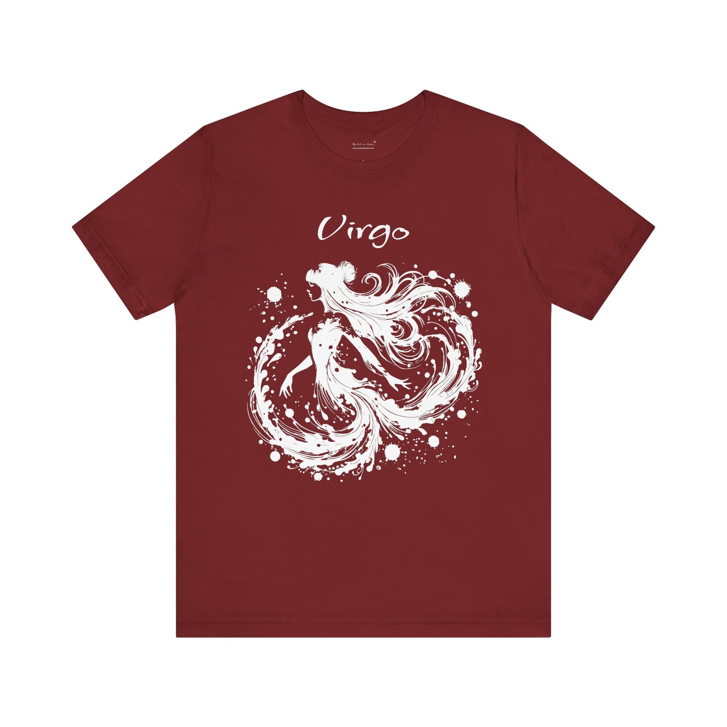 Virgo White Splash Unisex T-Shirt