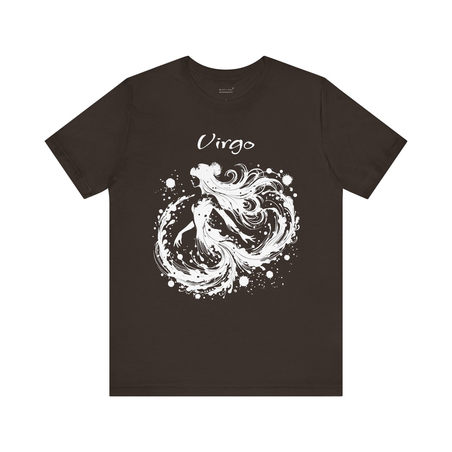 Virgo White Splash Unisex T-Shirt