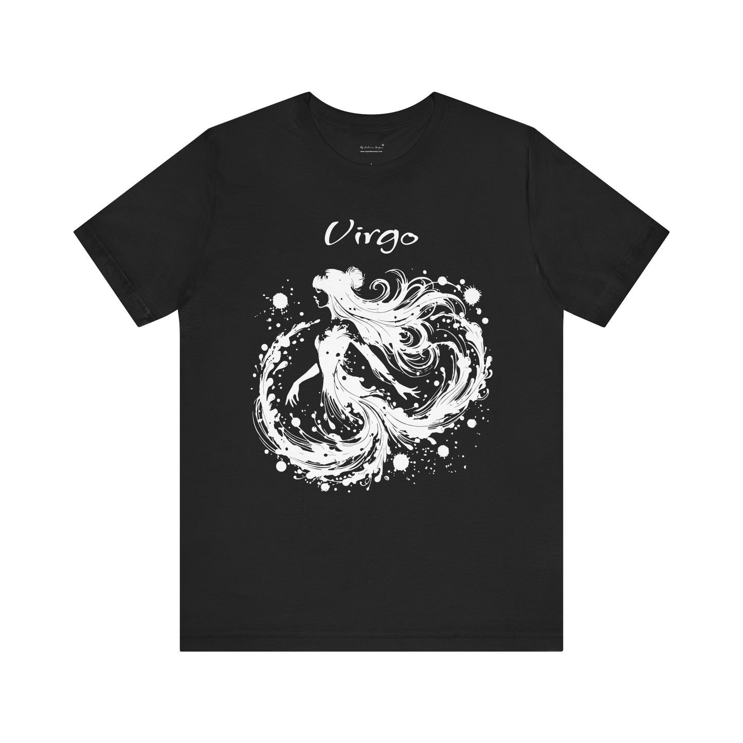 Virgo White Splash Unisex T-Shirt