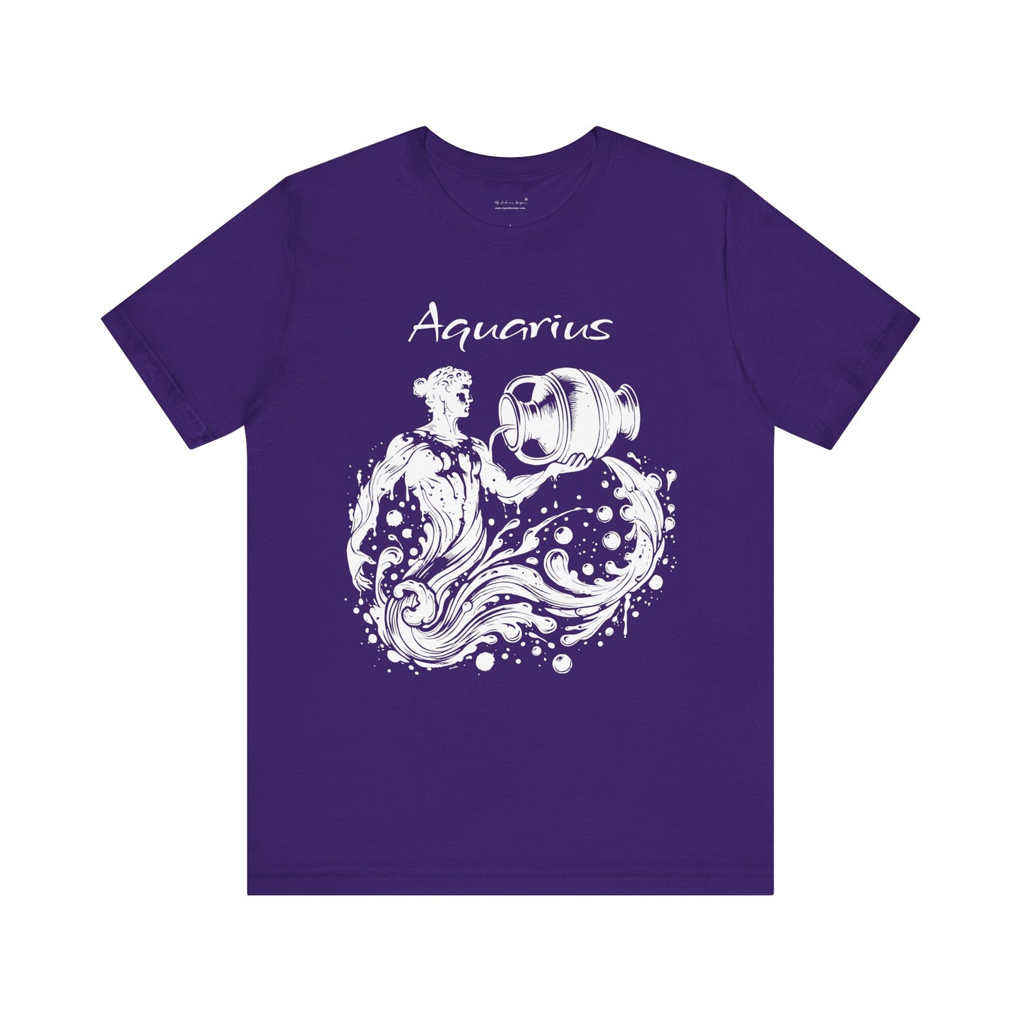 Aquarius White Splash Unisex T-Shirt