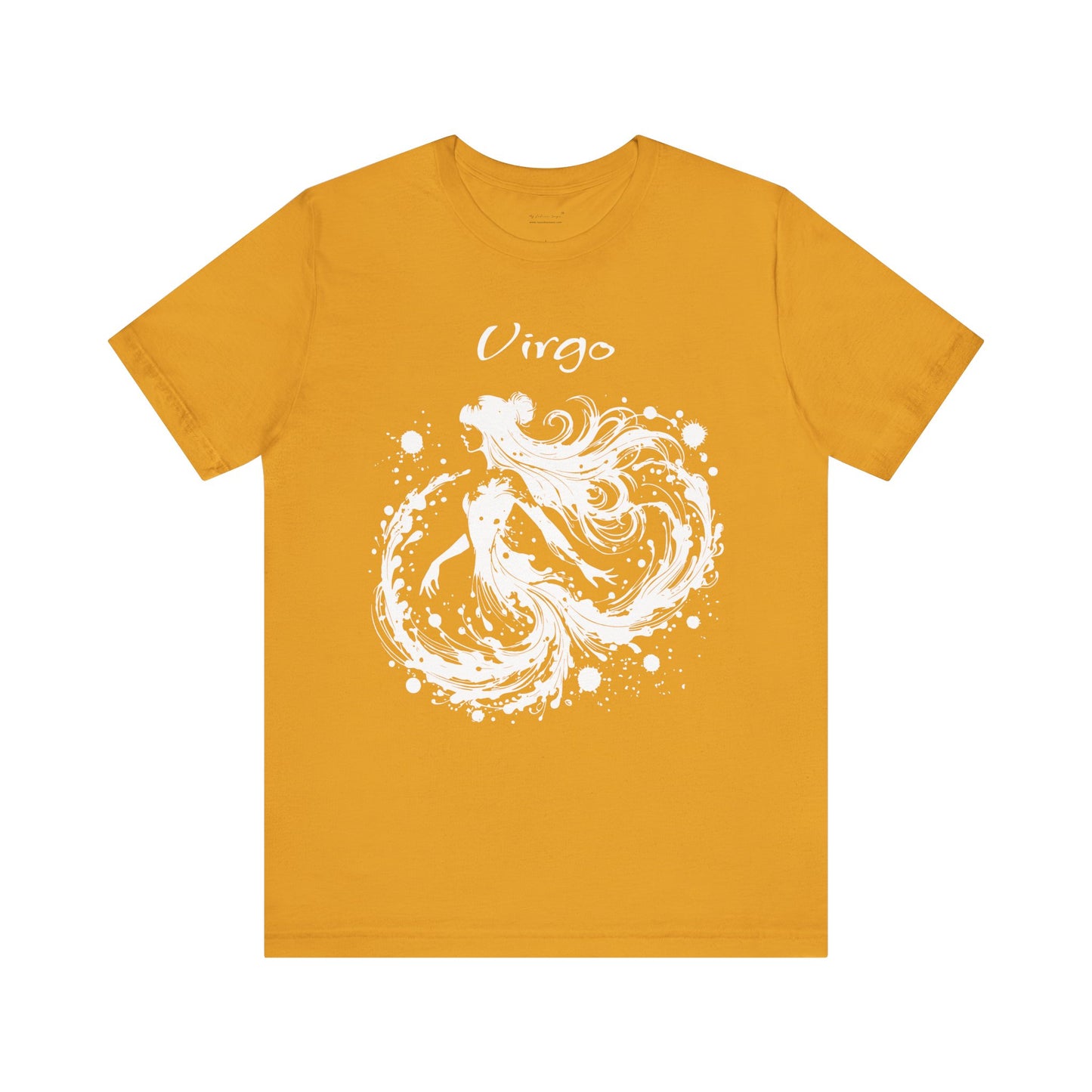 Virgo White Splash Unisex T-Shirt