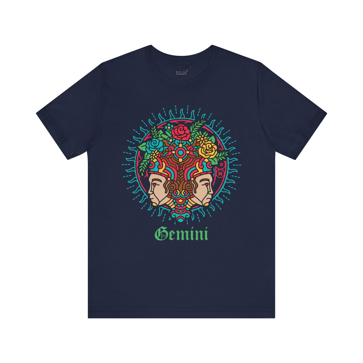 Gemini Round Unisex T-Shirt