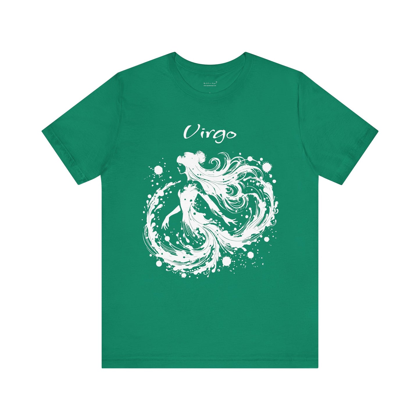 Virgo White Splash Unisex T-Shirt