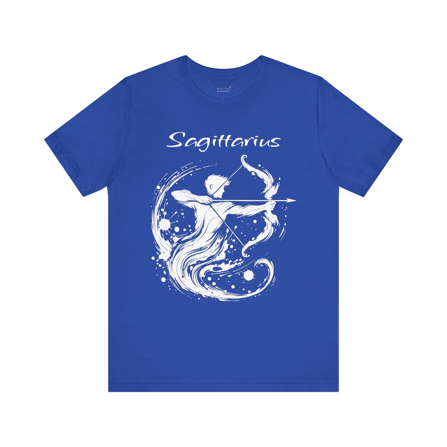 Sagittarius White Splash Unisex T-Shirt