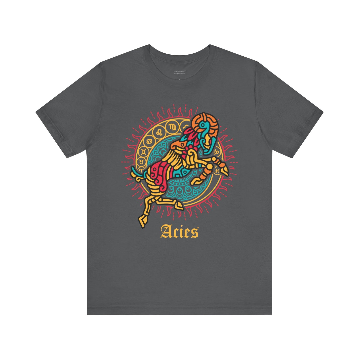 Aries Round Unisex T-Shirt