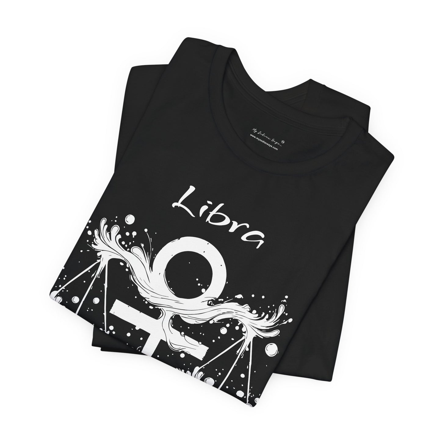 Libra White Splash Unisex T-Shirt