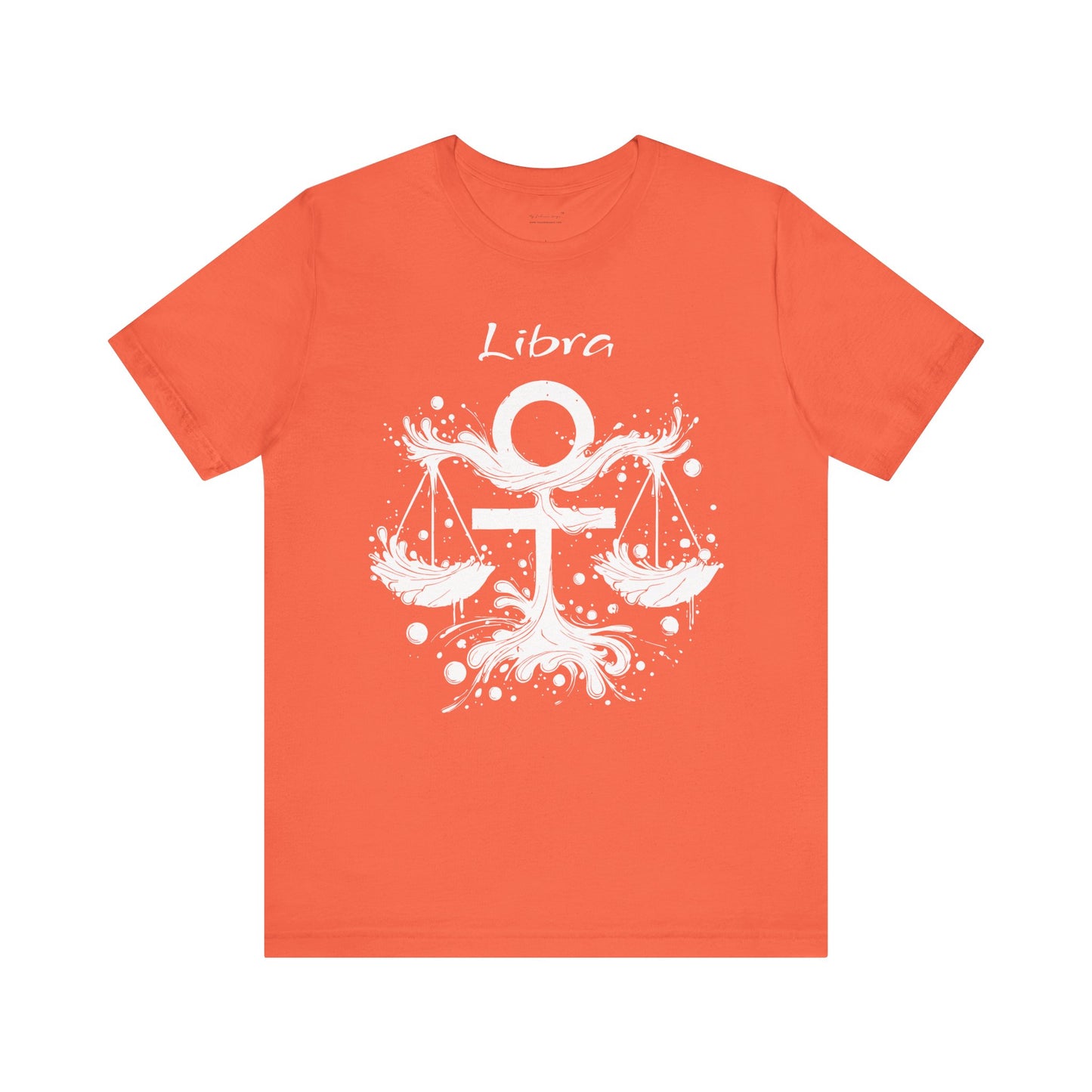 Libra White Splash Unisex T-Shirt