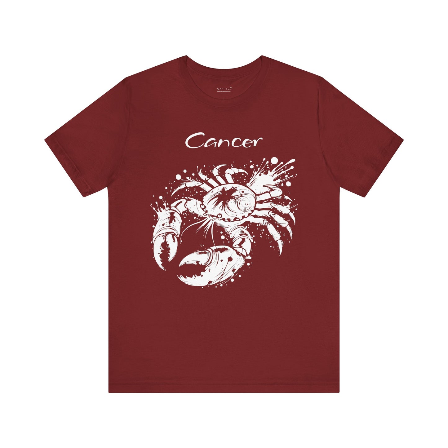 Cancer White Splash Unisex T-Shirt