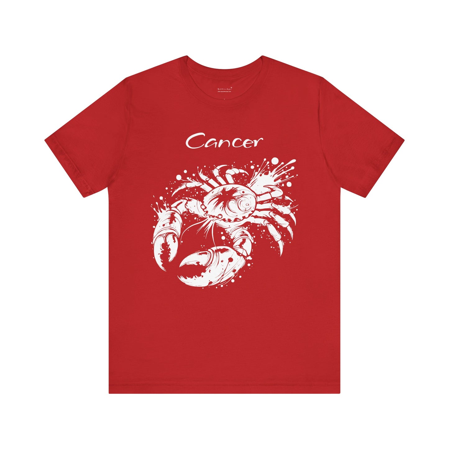 Cancer White Splash Unisex T-Shirt