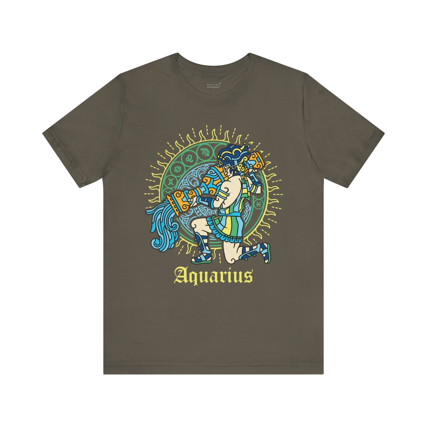 Aquarius Round Unisex T-Shirt