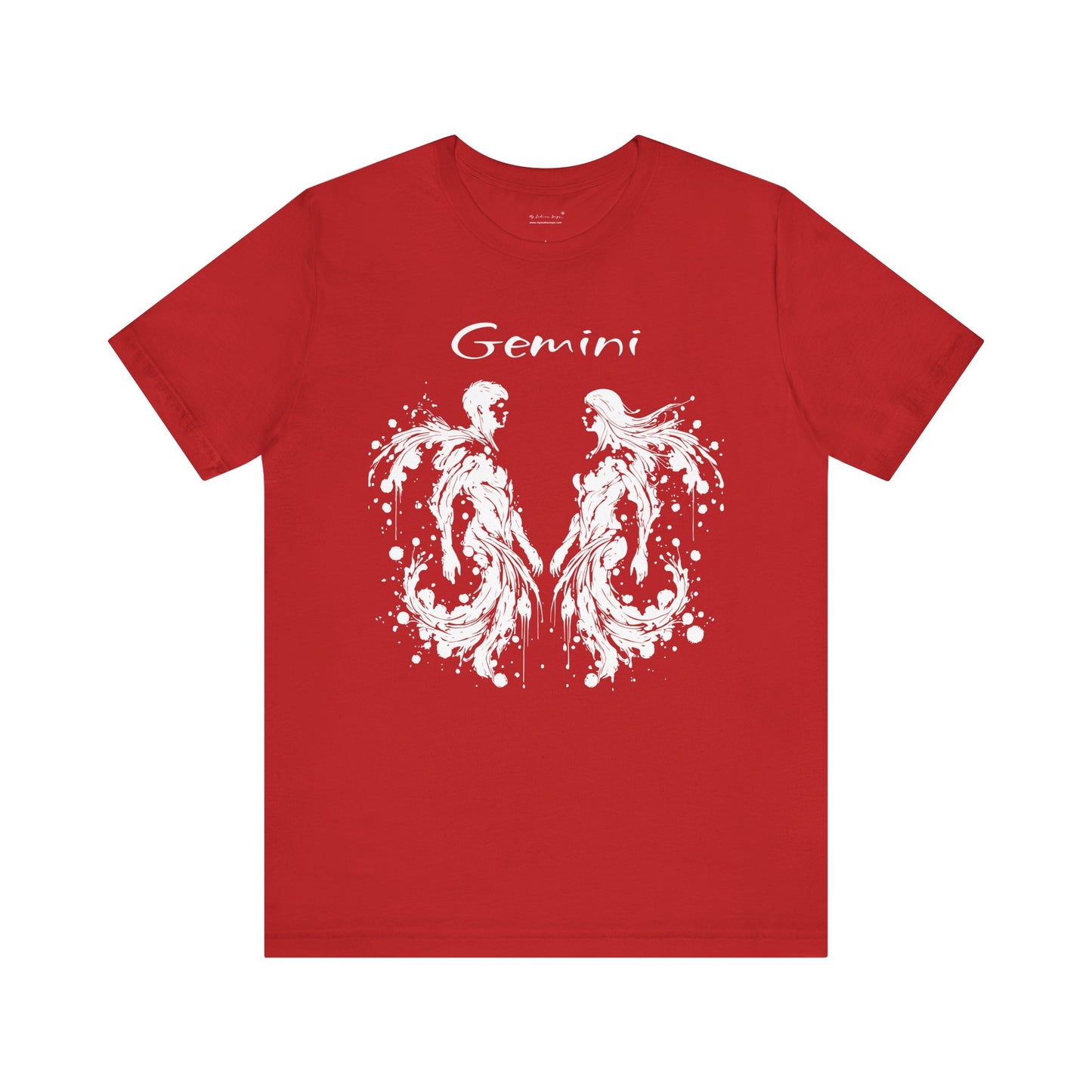 Gemini White Splash Unisex T-Shirt