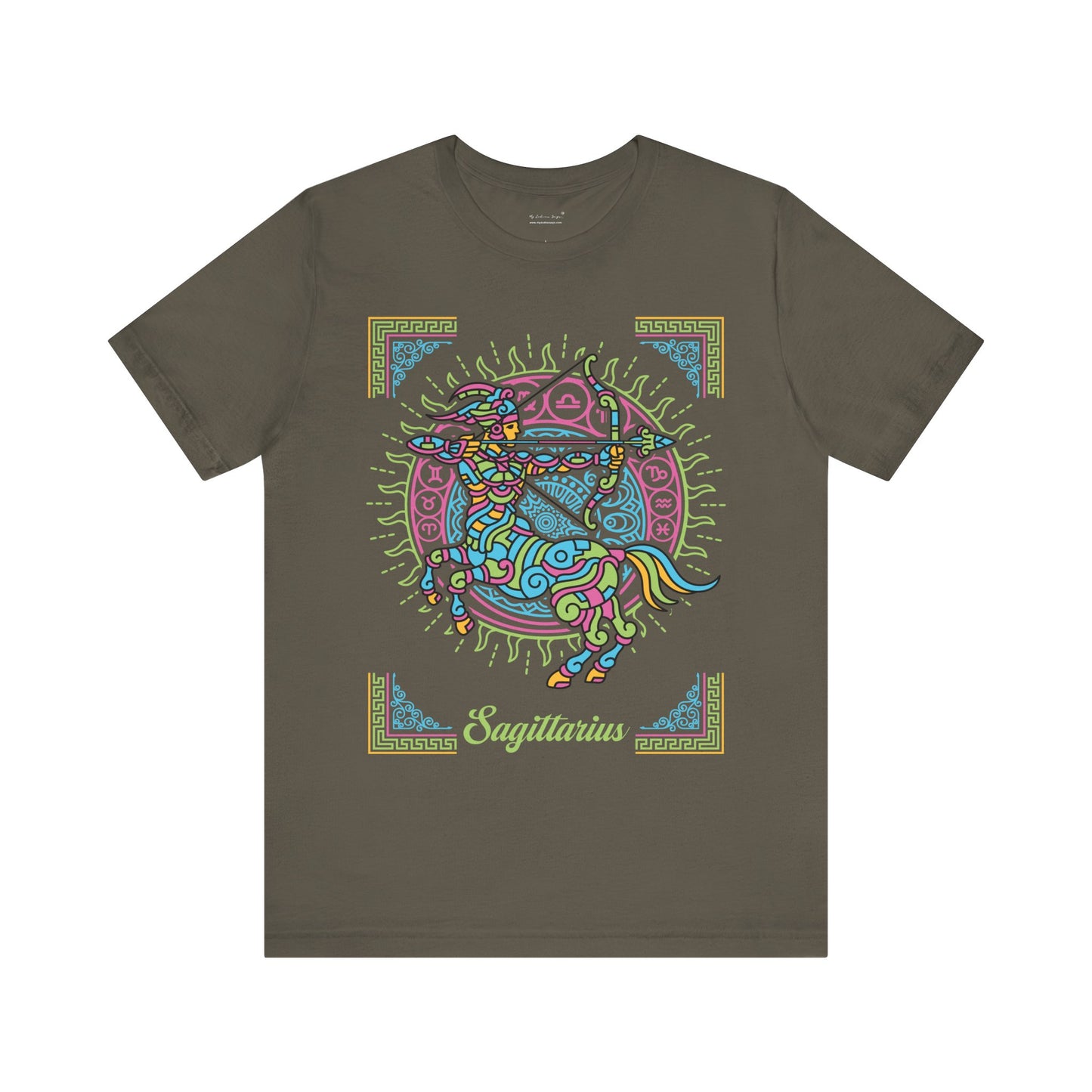 Sagittarius Framed Unisex T-Shirt