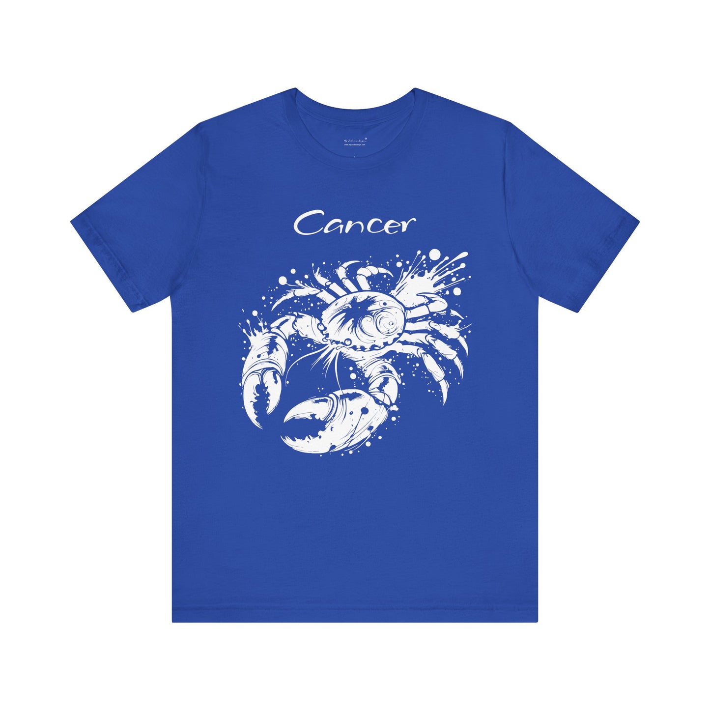 Cancer White Splash Unisex T-Shirt