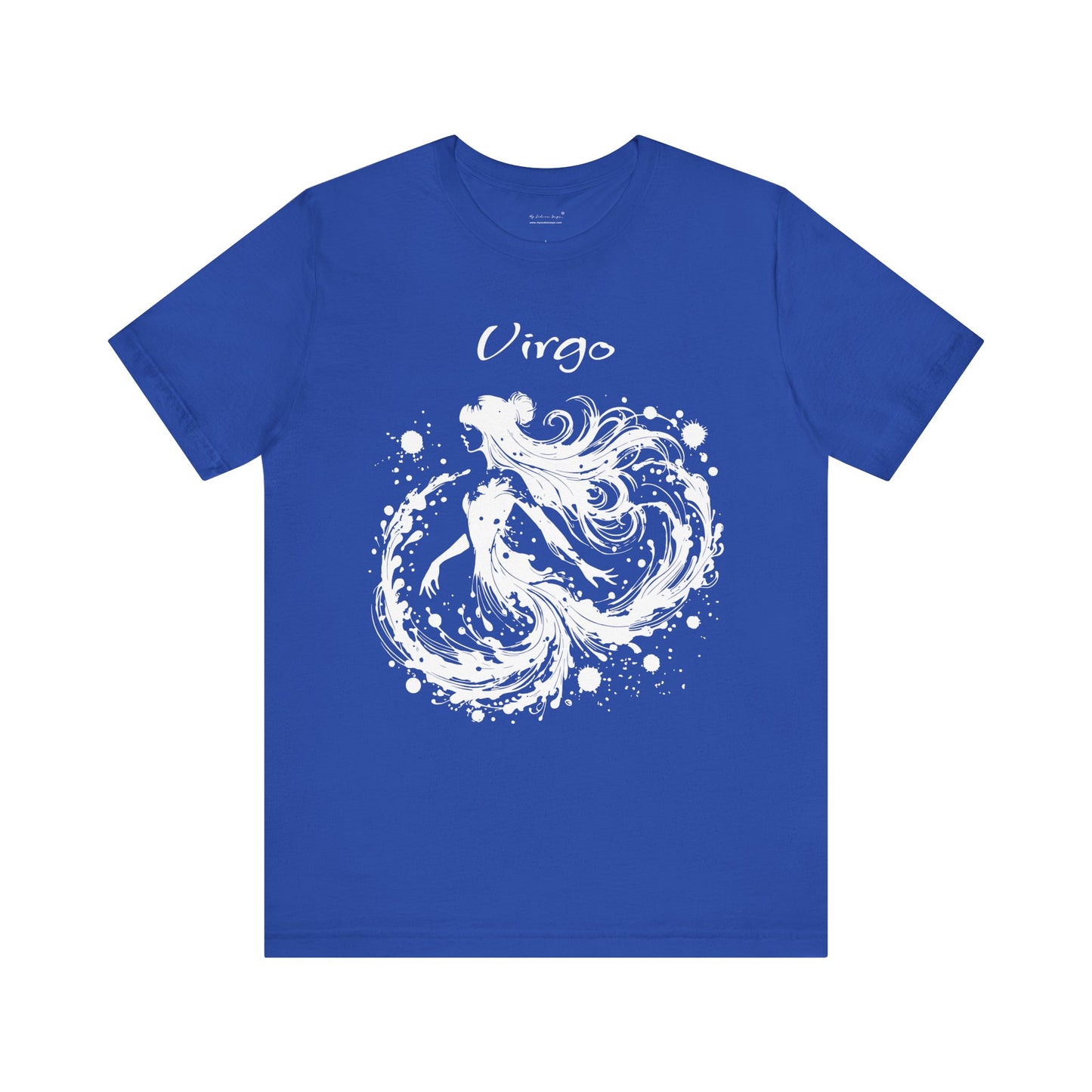 Virgo White Splash Unisex T-Shirt