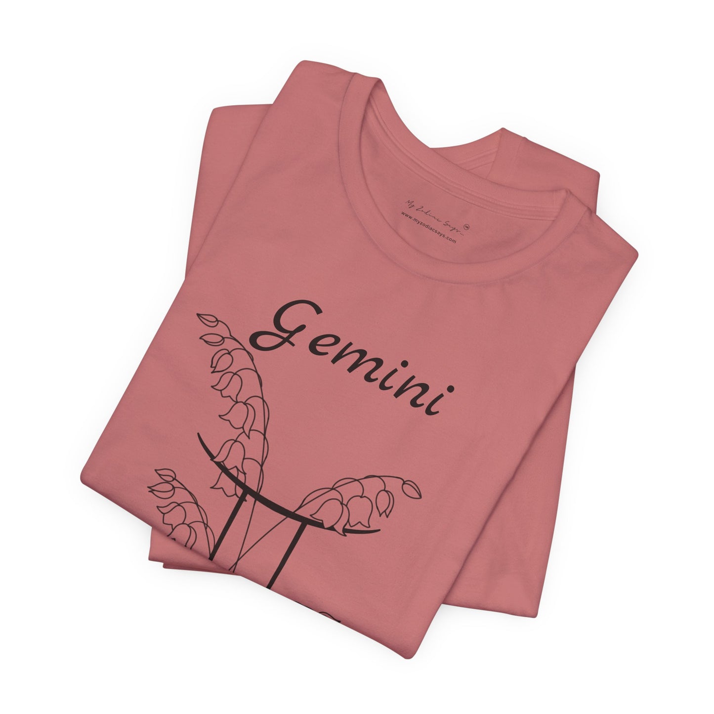 Gemini Blossom Unisex T-Shirt
