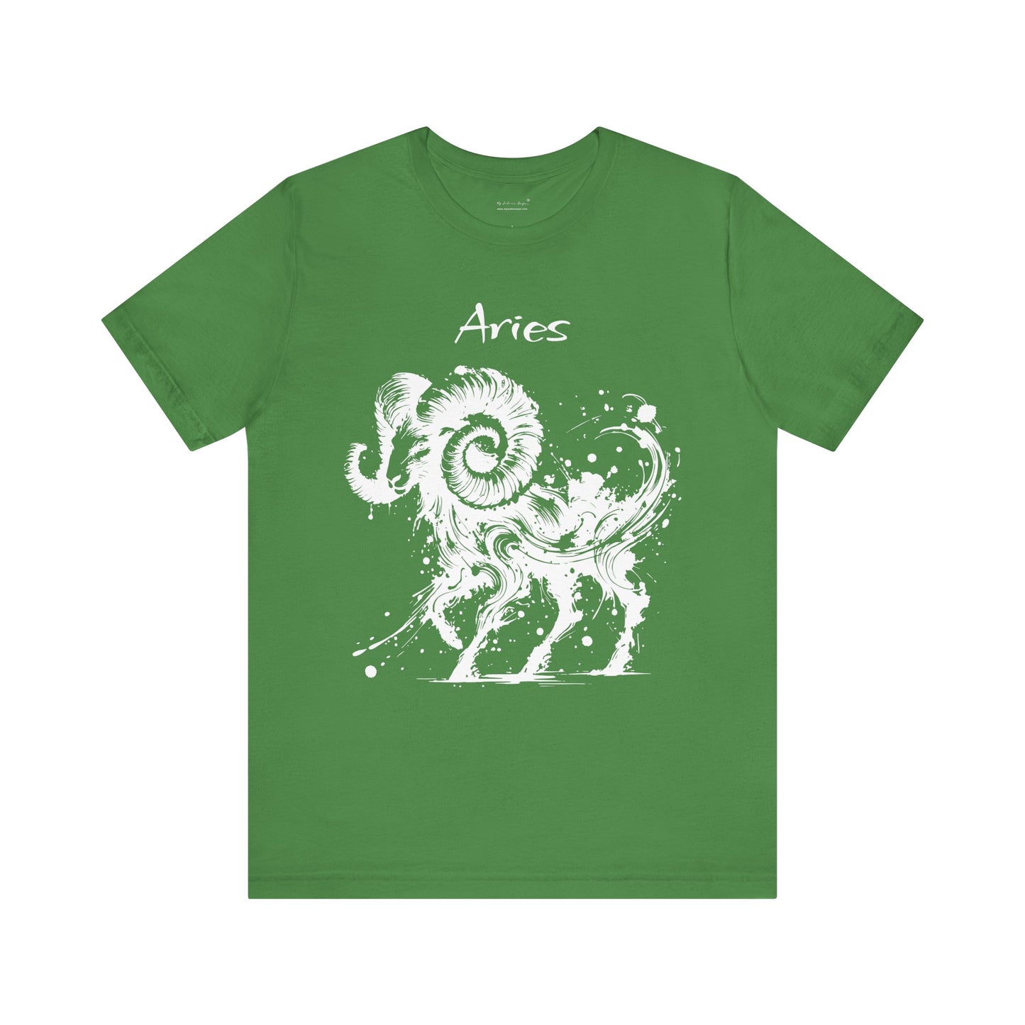 Aries White Splash Unisex T-Shirt
