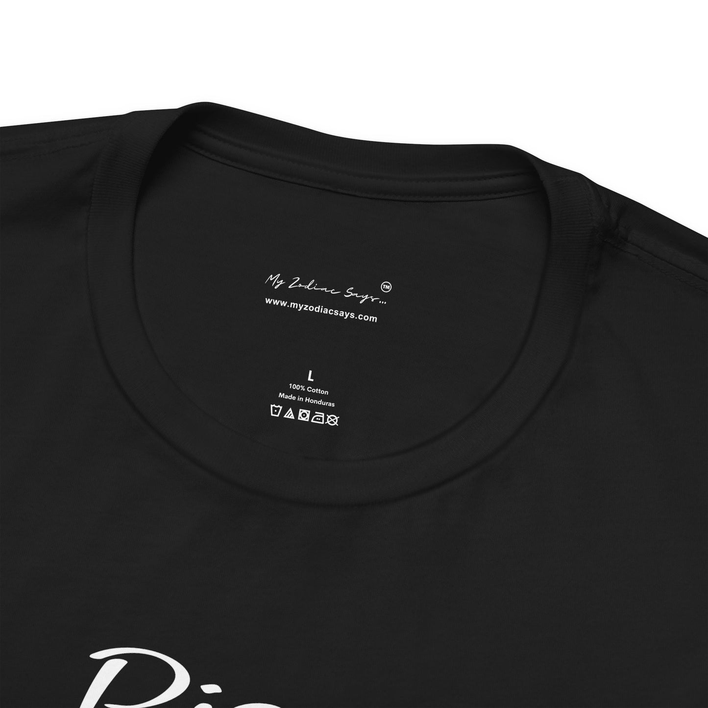 Pisces White Splash Unisex T-Shirt