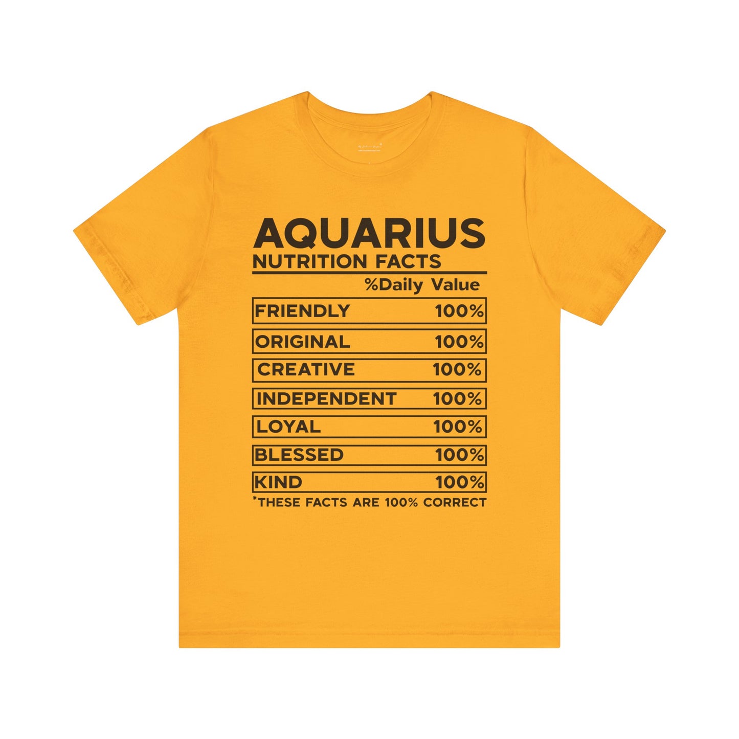 Aquarius Nutrition Unisex T-Shirt