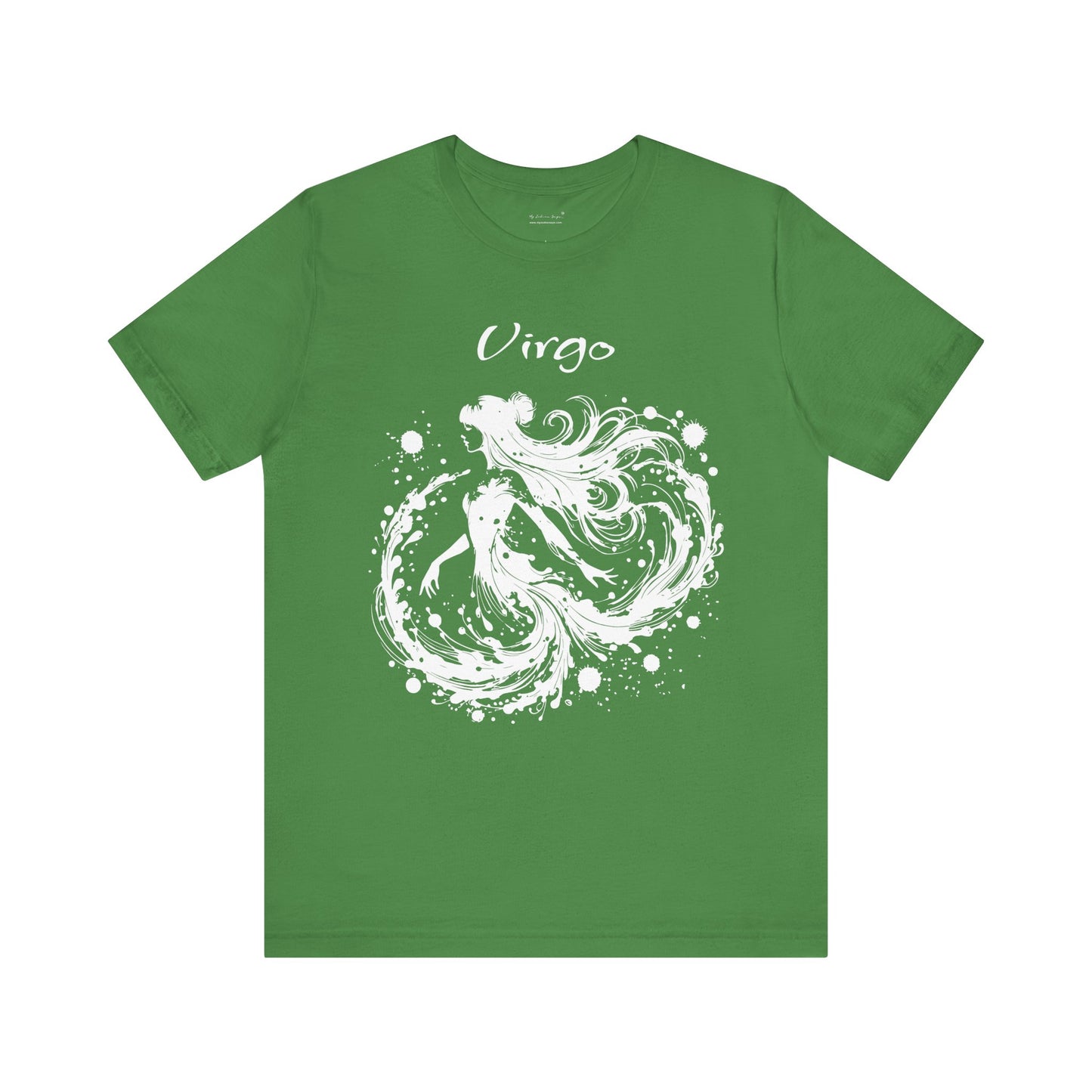 Virgo White Splash Unisex T-Shirt