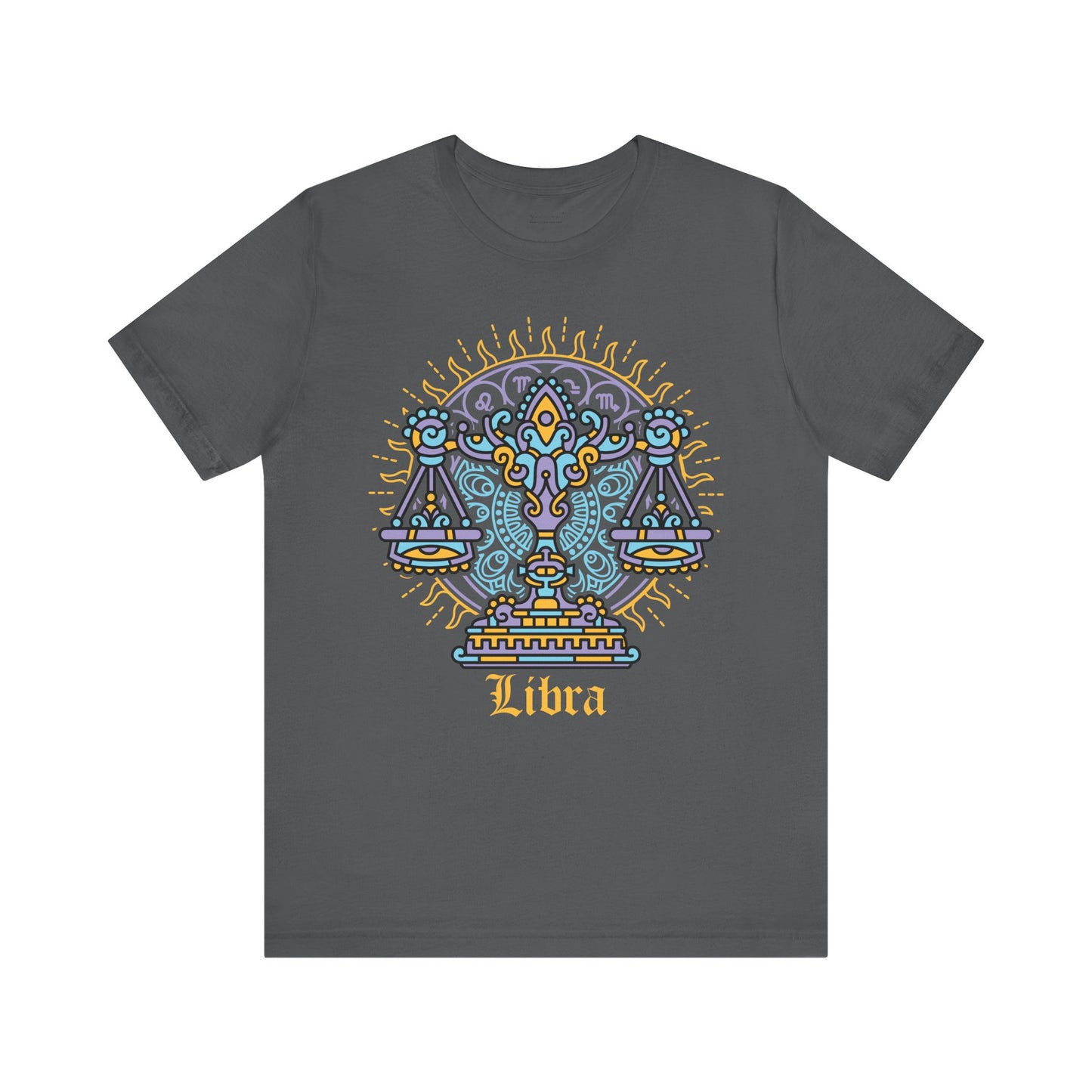 Libra Round Unisex T-Shirt
