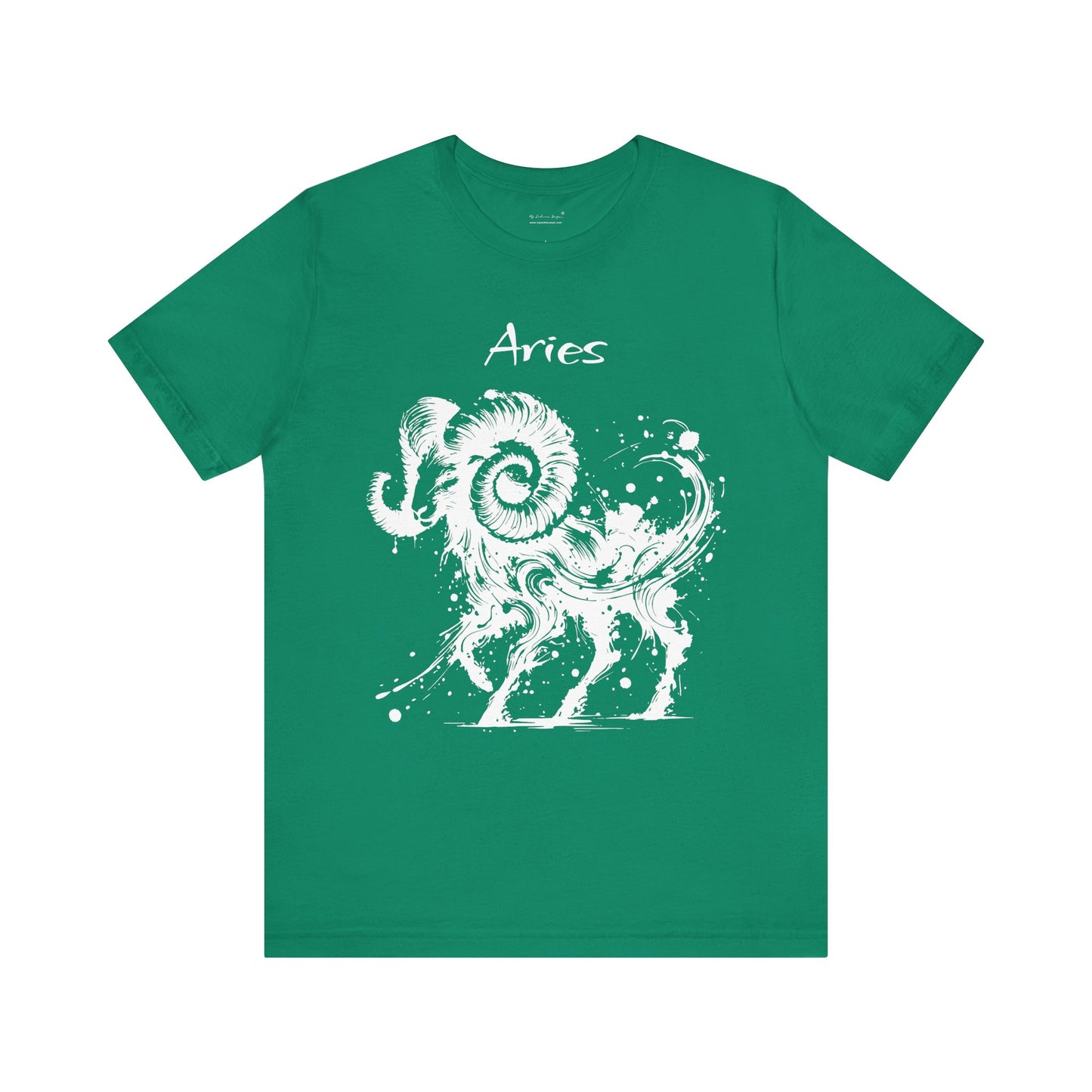 Aries White Splash Unisex T-Shirt