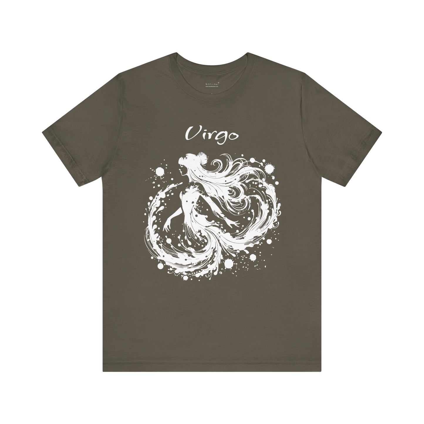Virgo White Splash Unisex T-Shirt