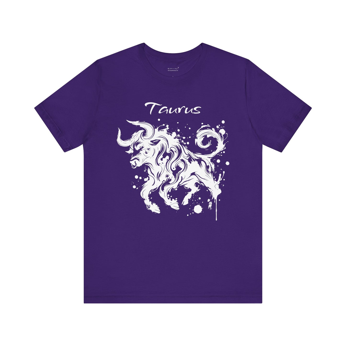 Taurus White Splash Unisex T-Shirt