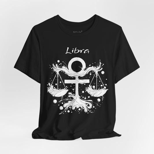 Libra White Splash Unisex T-Shirt