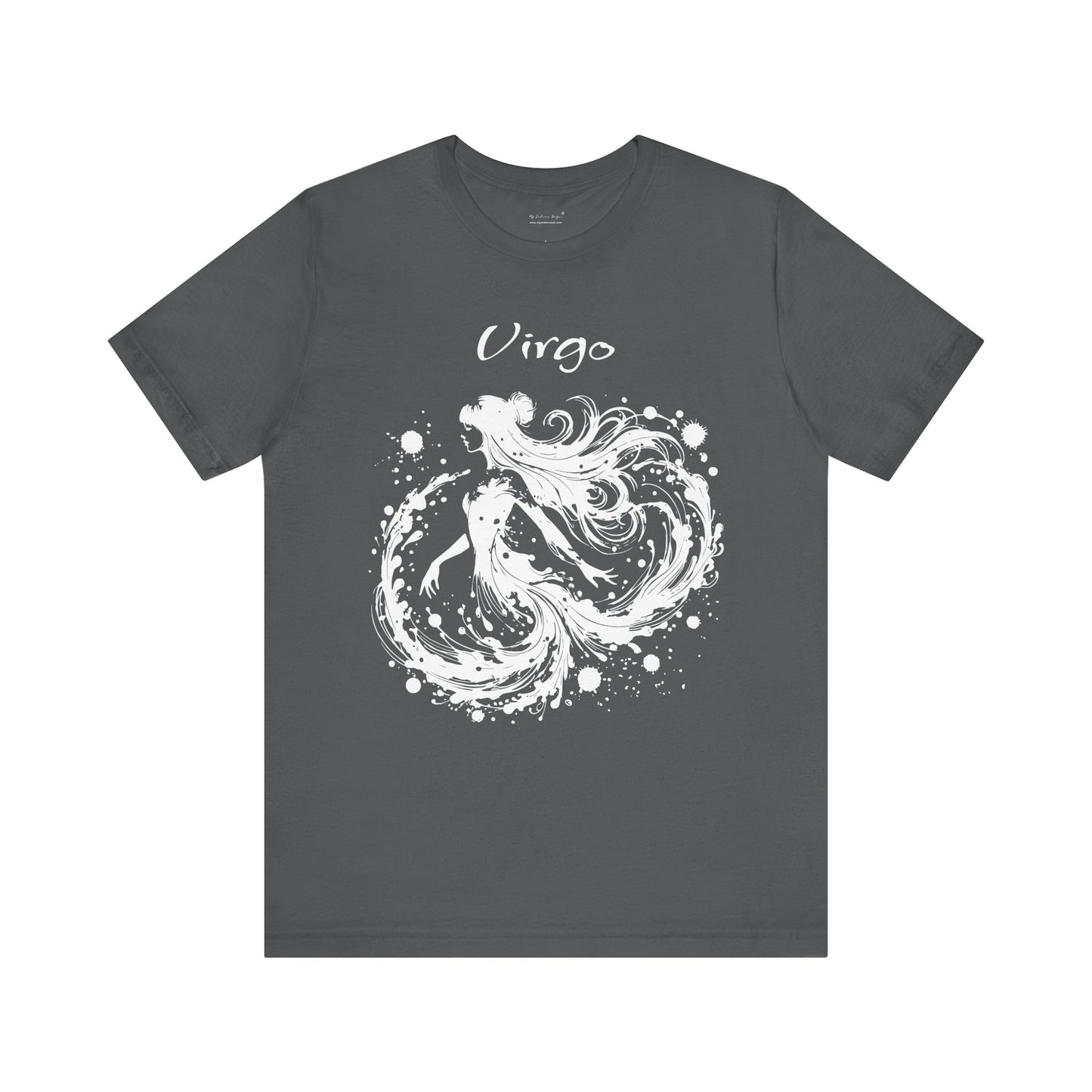 Virgo White Splash Unisex T-Shirt