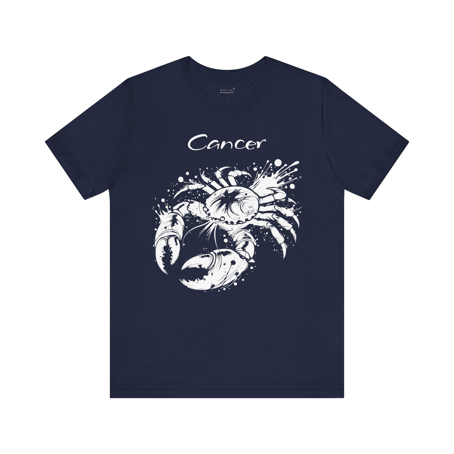 Cancer White Splash Unisex T-Shirt